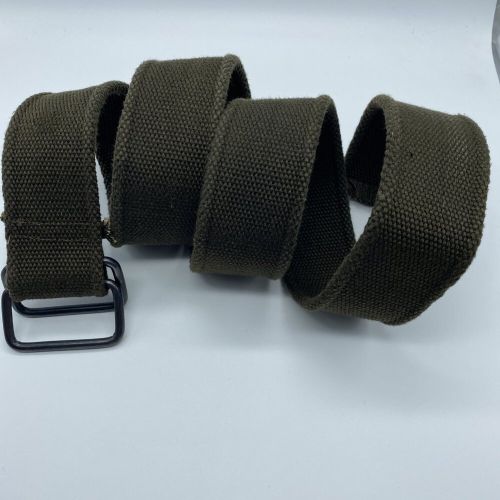 Unbranded Green D-Ring Belt Men's Size Tag 34 End to End 43"